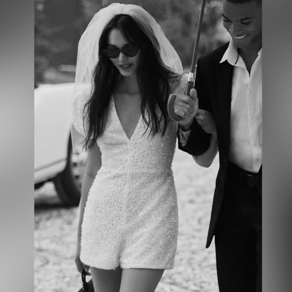 Anthropologie Watters Bridal Jumpsuit - Picture 6 of 9